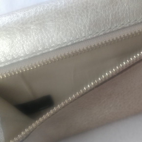 Chloe eclipse metallic gold leather wallet vintage - Picture 3 of 6